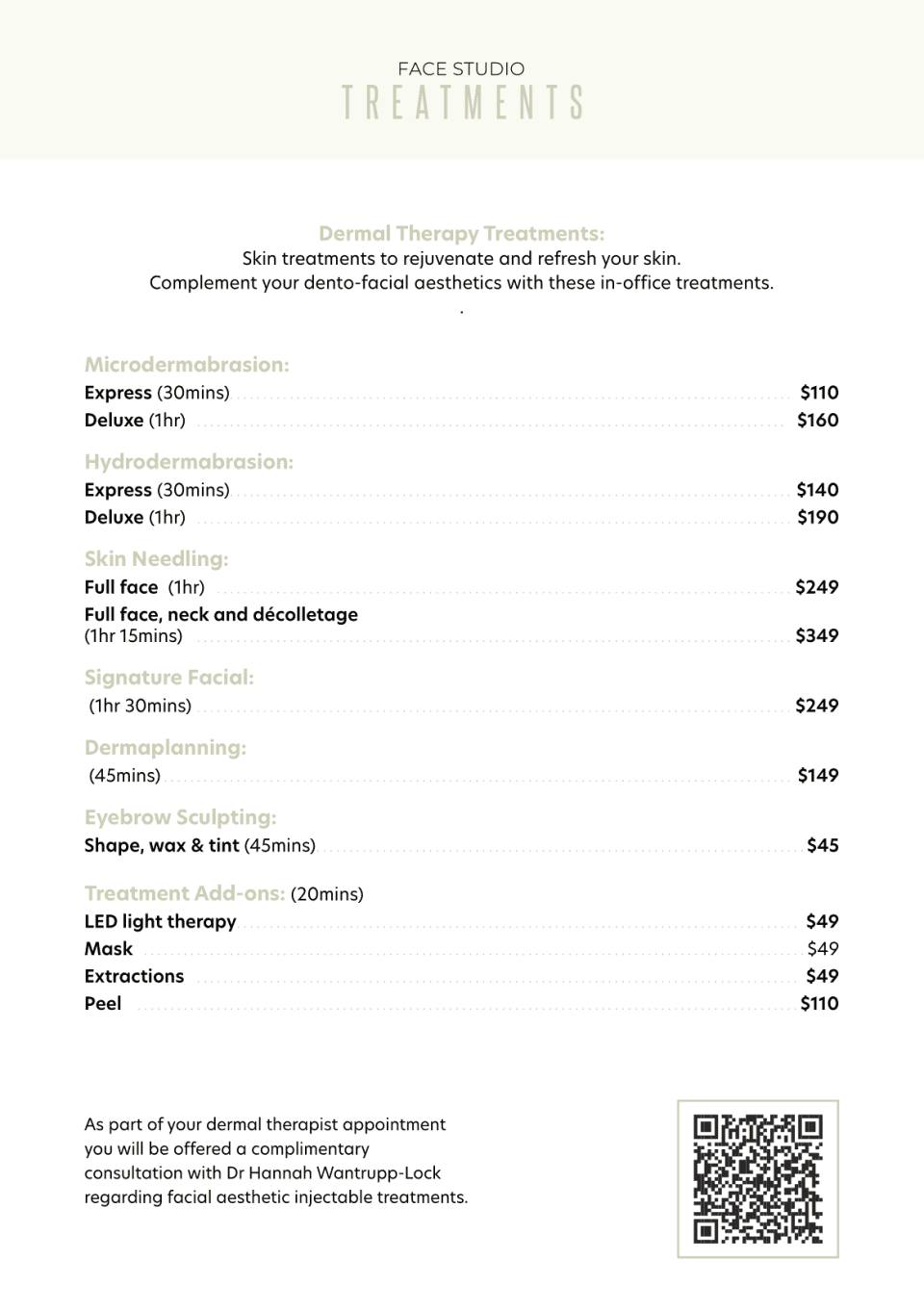 Oasis-FaceStudio-TREATMENT-Menu