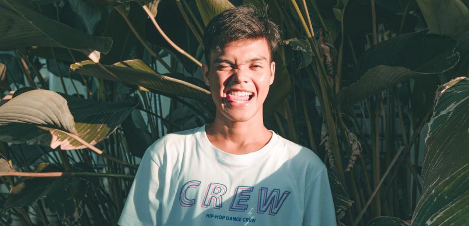 man-tongue-out